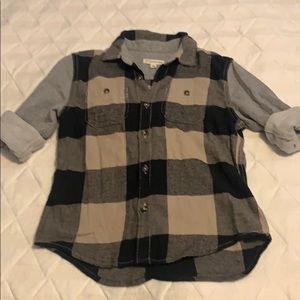 Kids Flannel Button Up - Tucker + Tate - Size 5